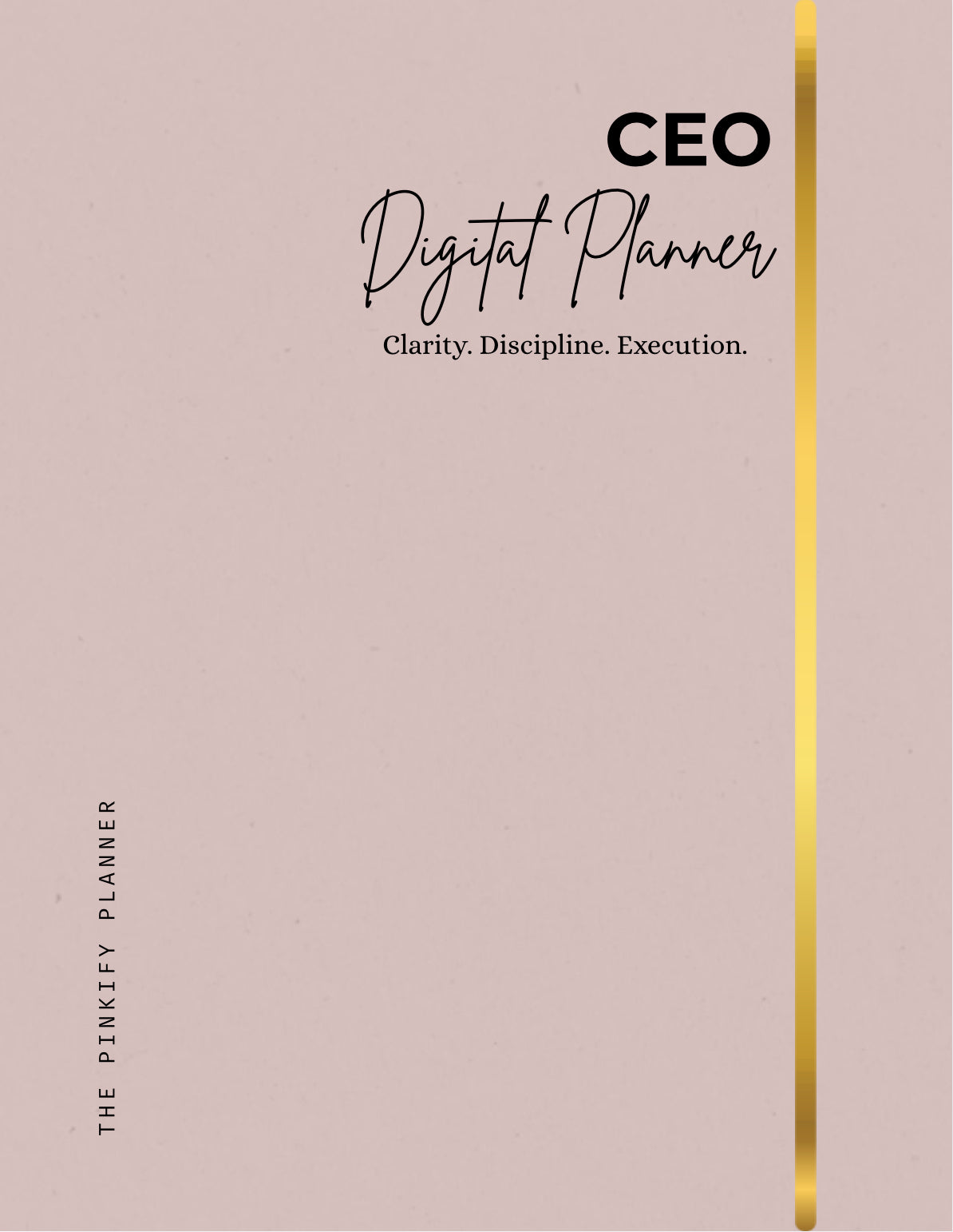 The Soft CEO Daily Planner (Digital + Print)