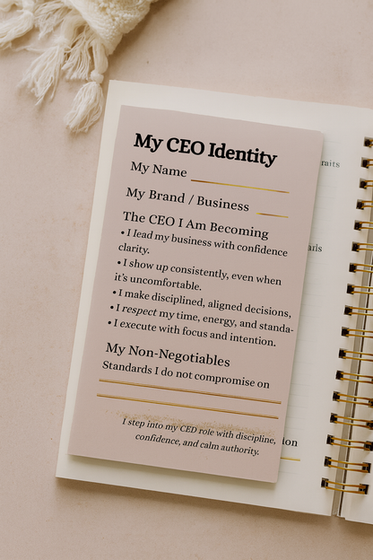 The Soft CEO Daily Planner (Digital + Print)
