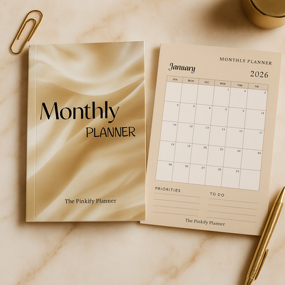 Monthly Soft-Discipline Planner | The Pinkify Planner (Digital)