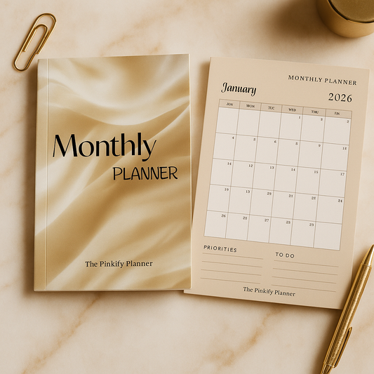 Monthly Soft-Discipline Planner | The Pinkify Planner (Digital)