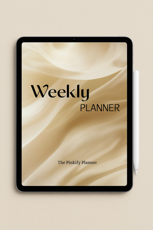 Soft Life Weekly Planner – Digital Download | Feminine Productivity, Schedule & Goal Setting