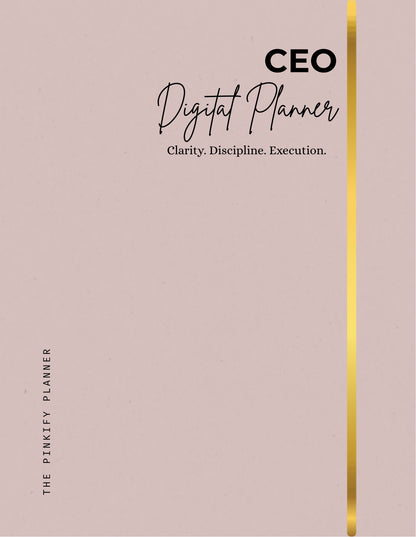 The Soft CEO Daily Planner (Digital + Print)