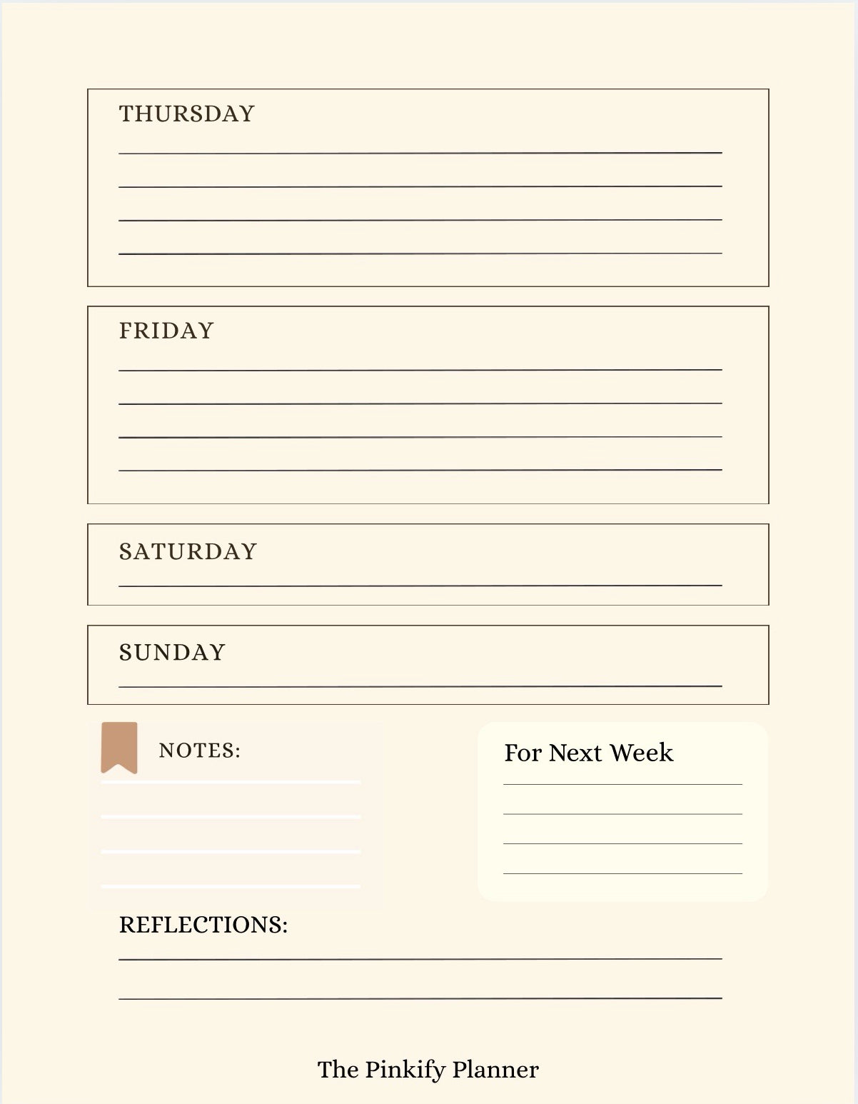 Soft Life Weekly Planner – Digital Download | Feminine Productivity, Schedule & Goal Setting