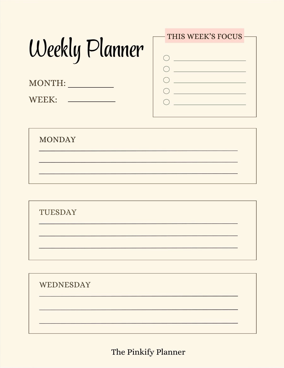 Soft Life Planner Bundle – Feminine Productivity System (Printable)