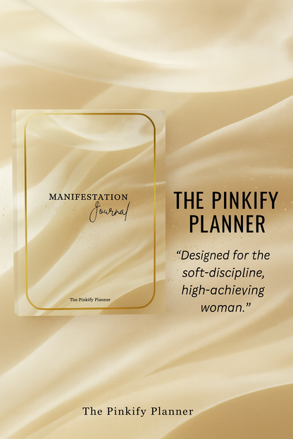 Manifestation Journal – Soft Life Feminine Planner for High-Value Women | Digital Download