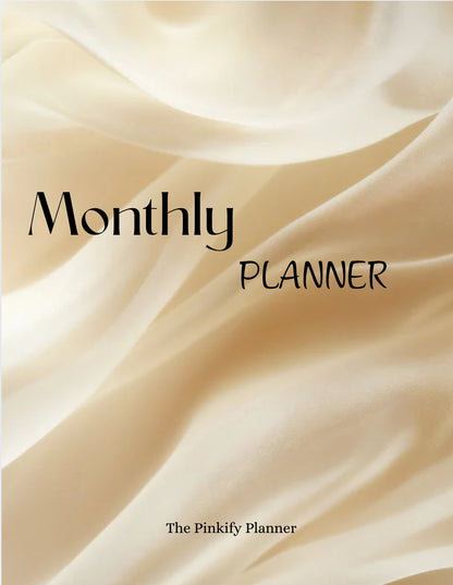 Monthly Soft-Discipline Planner | The Pinkify Planner (Digital)